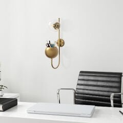 Aydinlatmadunyam Aplik Shiny Gold Pot-11480