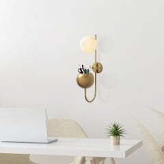 Aydinlatmadunyam Aplik Shiny Gold Pot-11485