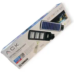 ACK AT42-09031 90W 6500K Beyaz Led Solar Sokak Armatürü