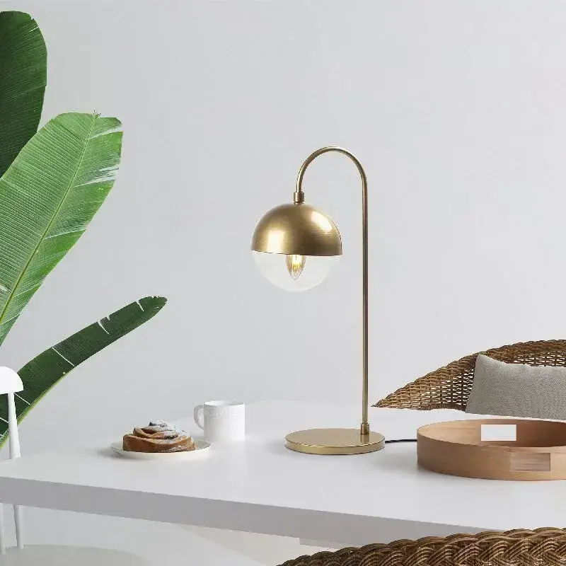 Aydinlatmadunyam Masa Lambasi Gold Horn-12201
