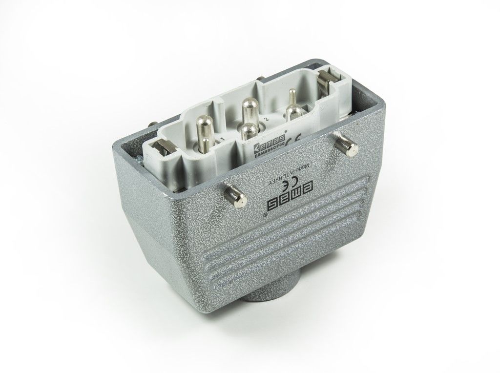 Emas 4X80A+2X16A Kontaklı Uzatma Fiş Üstten Girişli - EBM806FU30