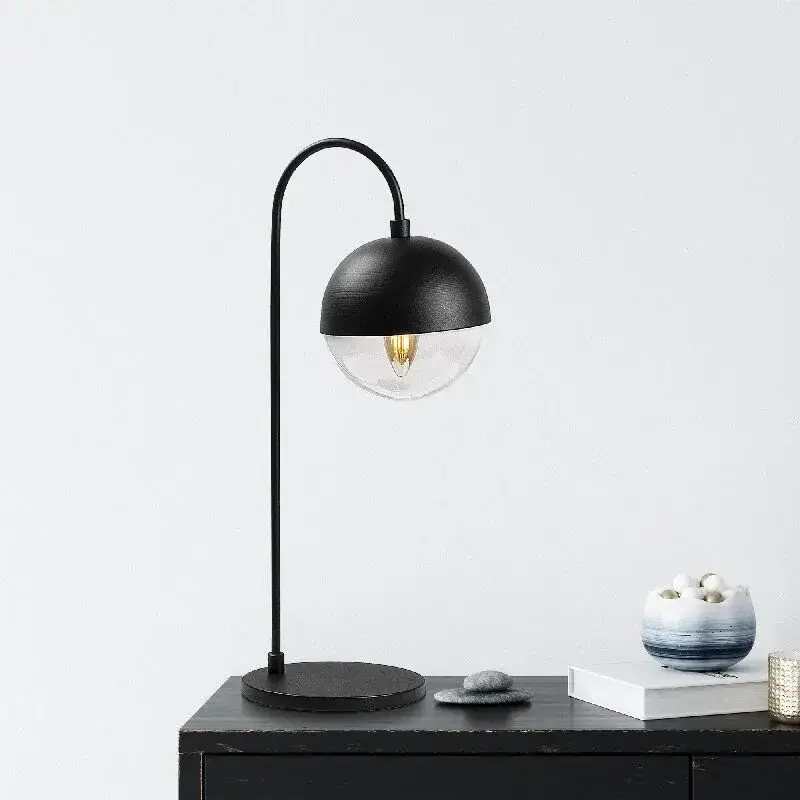 Aydinlatmadunyam Masa Lambasi Black Horn-12203
