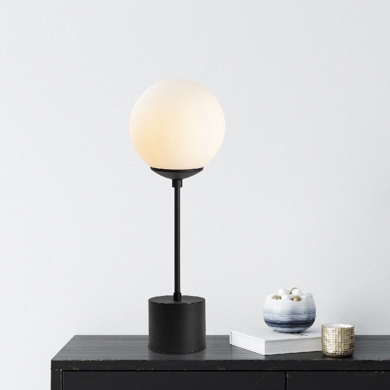 Aydinlatmadunyam Masa Lambasi BlackCream Globo-13063