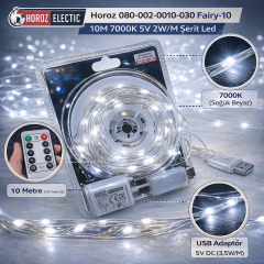 Horoz 080-002-0010-030 Fairy-10 10M 7000K 5V 2W/M Serit Led