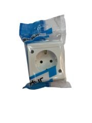 Seldur Nema Siva Üstü Toprakli Priz Beyaz NM101B