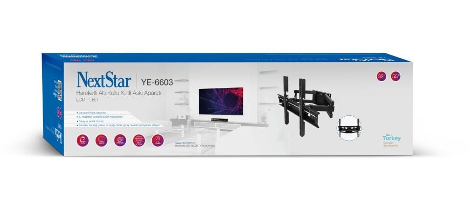 Next-NextStar Ye-6603 Hareketlı 6Kollu Askı Aparatı