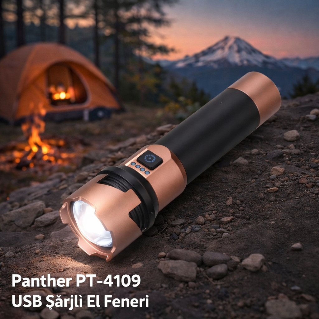 Panther Pt-4109 Usb Sarjli El Feneri