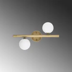 Aydinlatmadunyam Aplik Gold Domino-11037