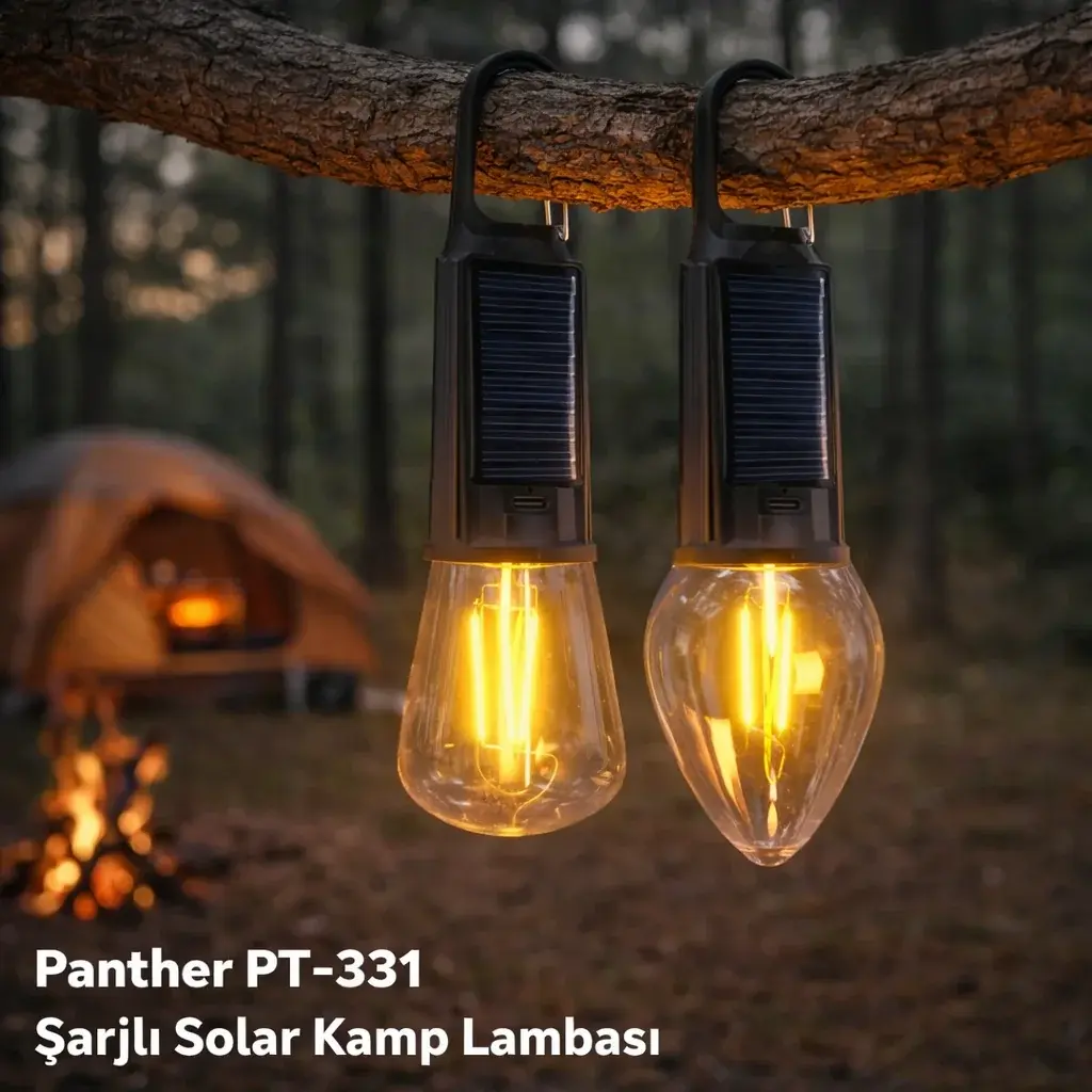 8 Panther Pt-331 Sarjli Solar Kamp Lambasi