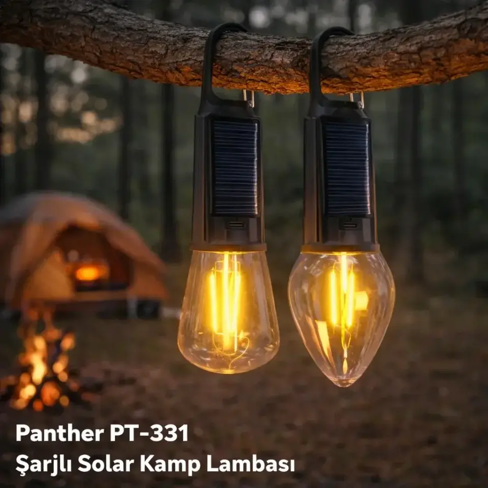 8 Panther Pt-331 Sarjli Solar Kamp Lambasi