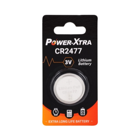 PowerXtra CR2477 3V Lithium Pil Tekli Blister 900600503270