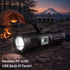 Panther Pt-4110 Usb Sarjli El Feneri