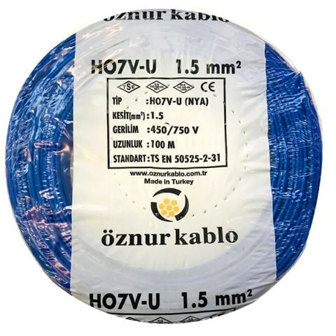 Öznur 1,5 Mm Nya Mavi H0(5/7V)U/R