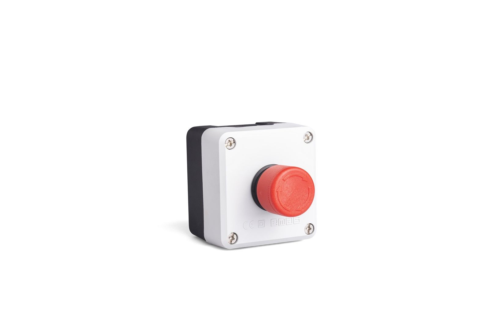 Emas Siyah-Gri Pl.Kutu 30 Mm Emniyet Acil Stop - P1C304E30