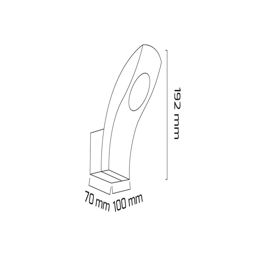Goya Gy 6237 Siyah Kasa 10W 3000K Led Bahçe Armatür