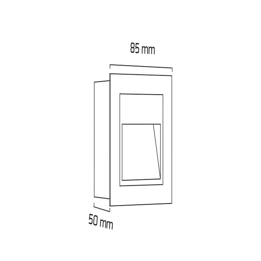 Goya Gy 6241 Siyah Kasa 3W 3000K Led Bahçe Armatür