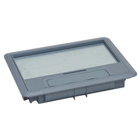 Legrand  Standart tip döşeme altı buat için kapak, plastik, gri, 8 veya 12 modül LEG-088000