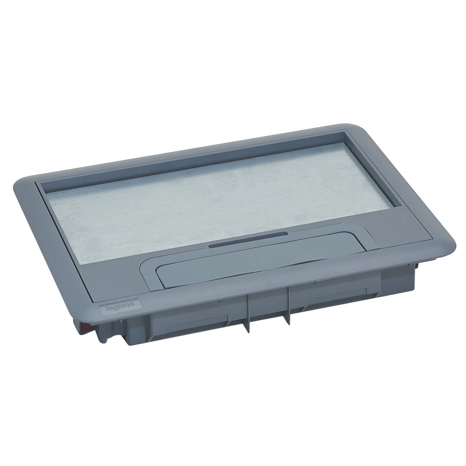 Legrand  Standart tip döşeme altı buat için kapak, plastik, gri, 8 veya 12 modül LEG-088000