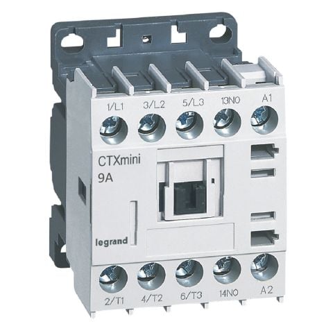 Legrand  CTX³ 3P mini kontaktör 9A 1NA yardımcı kontaklı 230V AC LEG-417026
