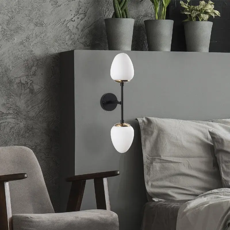 Aydinlatmadunyam Aplik BlackAntiqueWhite Camflo-10365