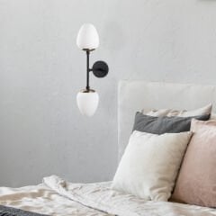 Aydinlatmadunyam Aplik BlackAntiqueWhite Camflo-10365