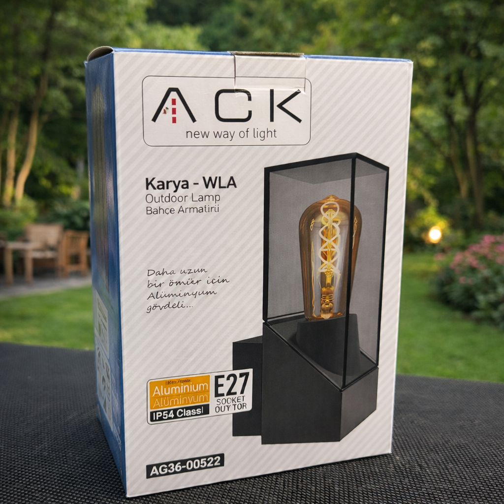 ACK Bahçe Armatürü Karya  E27 Max 23W 250Mm AG36-00522