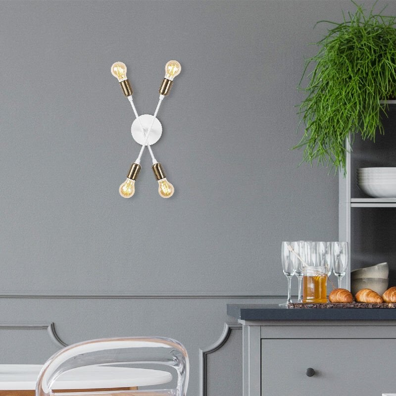 Aydinlatmadunyam Aplik White Fleur-Nuw-3403