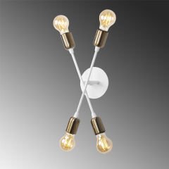 Aydinlatmadunyam Aplik White Fleur-Nuw-3403