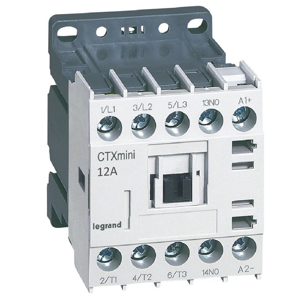 Legrand  CTX³ 3P mini kontaktör 12A 1NA yardımcı kontaklı 24V DC LEG-417041