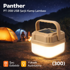 Panther Pt-358 Usb Sarjli Kamp Lambasi (300)