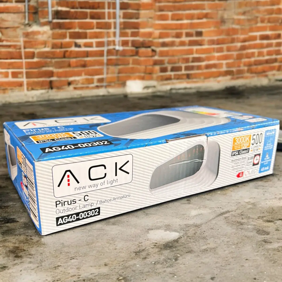 ACK 10W Pırus-C 3000K Led Bahçe Aplıgı AG40-00302 en uygun fiyatlı satıcı