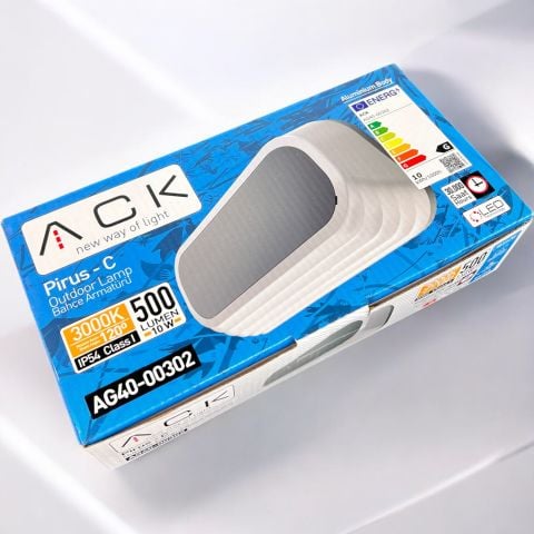 ACK 10W Pırus-C 3000K Led Bahçe Aplıgı AG40-00302