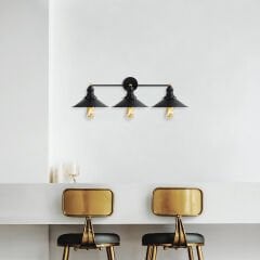 Aydinlatmadunyam Aplik BlackAntique Conical-12185