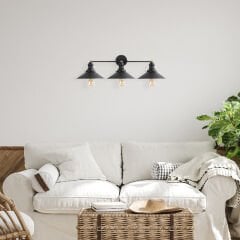 Aydinlatmadunyam Aplik BlackAntique Conical-12185