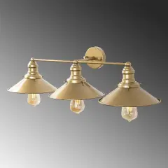 Aydinlatmadunyam Aplik Gold Conical-12186