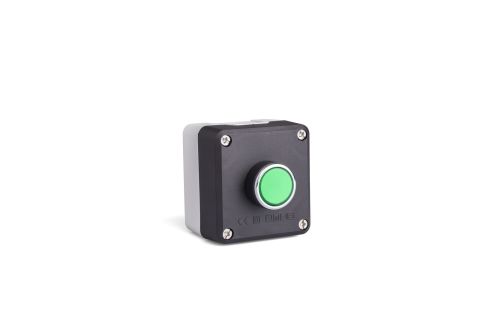 Emas Siy-Gri Pl.Kutu Tekli Stop 100-230V Ac Yeşil Ledl - P1C3Y4DY