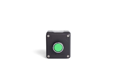 Emas Siy-Gri Pl.Kutu Tekli Stop 100-230V Ac Yeşil Ledl - P1C3Y4DY