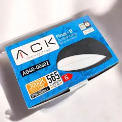 ACK 12W Pırus-B 3000K Led Bahçe Aplıgı AG40-00602