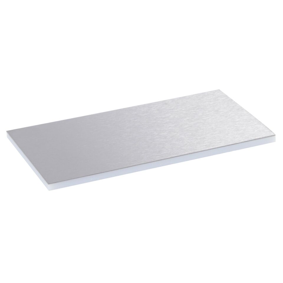 Legrand  Standart tip döşeme altı buat için sonlandırma kapağı, plastik, paslanmaz çelik, 8 veya 12 modül LEG-088015