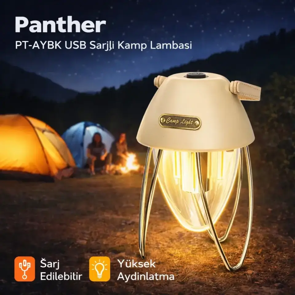 Panther Pt-Aybk Usb Sarjli Kamp Lambasi