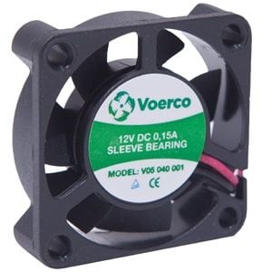 Çetinkaya Pano  40x40x10 Bilezikli 24V DC 0.08A 1.92W 7500 RPM 18 M3/H Kapasiteli Fan V05 040 002