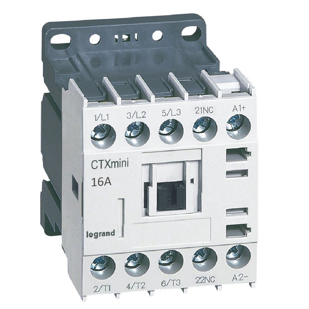Legrand  CTX³ 3P mini kontaktör 16A 1NK yardımcı kontaklı 24V DC LEG-417071