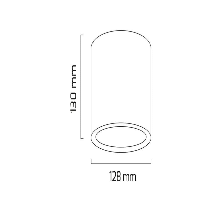 Goya Gy 1854 Siyah Kasa 20W 40° 4000K So Led Sıva Üstü Armatür