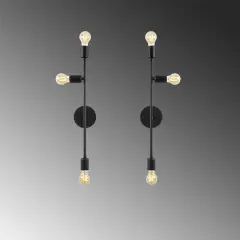Aydinlatmadunyam Aplik Black Bedside-Nuw-3162