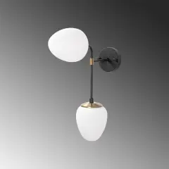 Aydinlatmadunyam Aplik BlackGoldCream Ns-10690