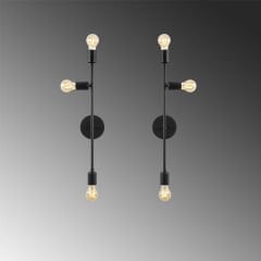 Aydinlatmadunyam Aplik Black Bedside-Nuw-3162