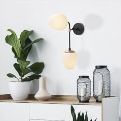 Aydinlatmadunyam Aplik BlackGoldCream Ns-10690