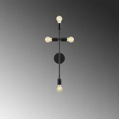 Aydinlatmadunyam Aplik Black Bedside-Nuw-3165