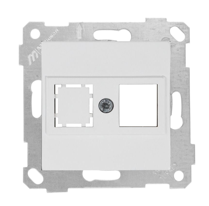 Mutlusan Rita Mek Tuş Data Prizi 1*Rj45  Kon.Süz  Beyaz - 2200 135 0101