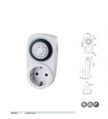 HOROZ Timer-1 3500W 220-240V Günlük Mekanik H-108-001-0001-0020
